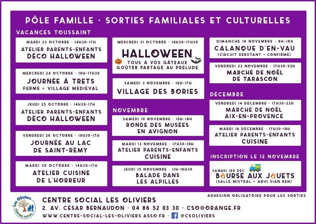 famille sorties automne