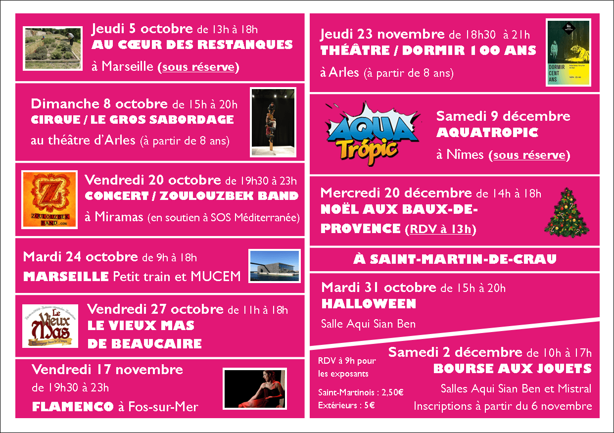 programme sorties famille